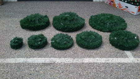 Hagyományos domború koszorúk 10, 20, 25, 30, 35, 40, 50, 60 cm-es méretekben